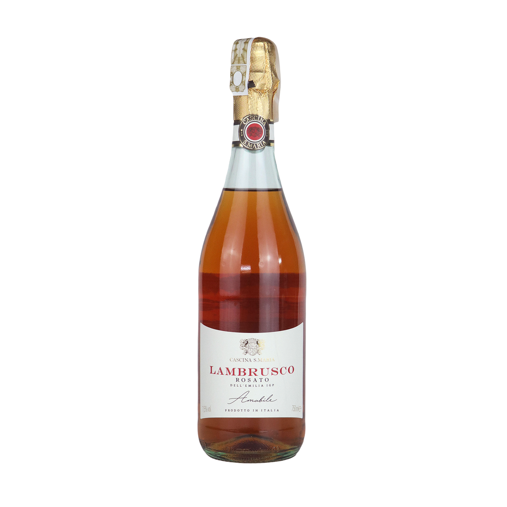 Cascina Santa Maria LAMBRUSCO dell'Emilia  IGT 7.5% alcohol ROSATO (750mL)